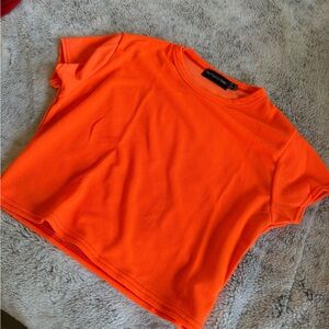 Pretty Little Thing Vibrant Orange Women's Top